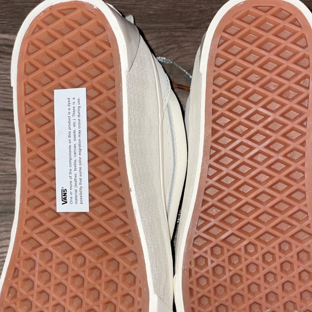 Vans Knu Stack Platform Sneakers White Multi Laces Size 7 NWT - Picture 5 of 9